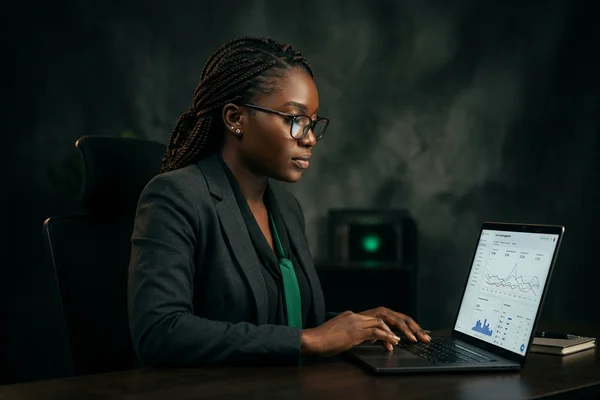 Social strategist reviewing engagement analytics by platform